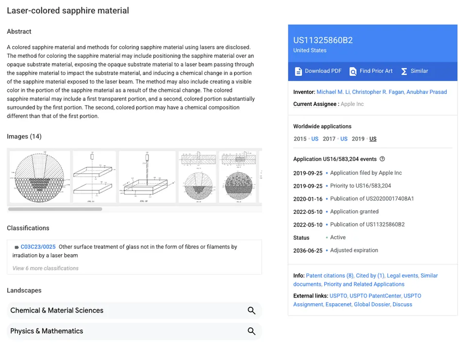 USPTO patent document