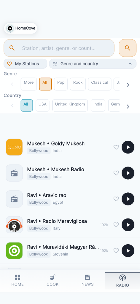 HomeCove App Showcase